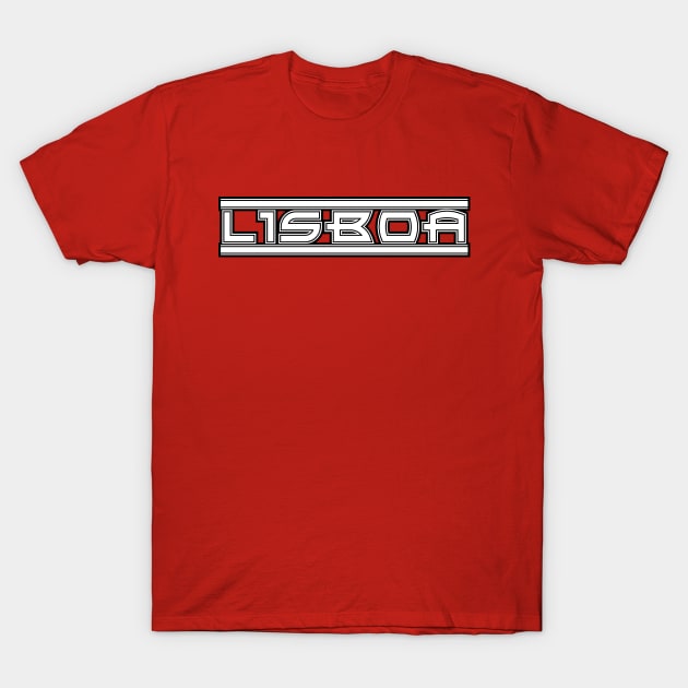 Lisboa typography T-Shirt by Providentfoot